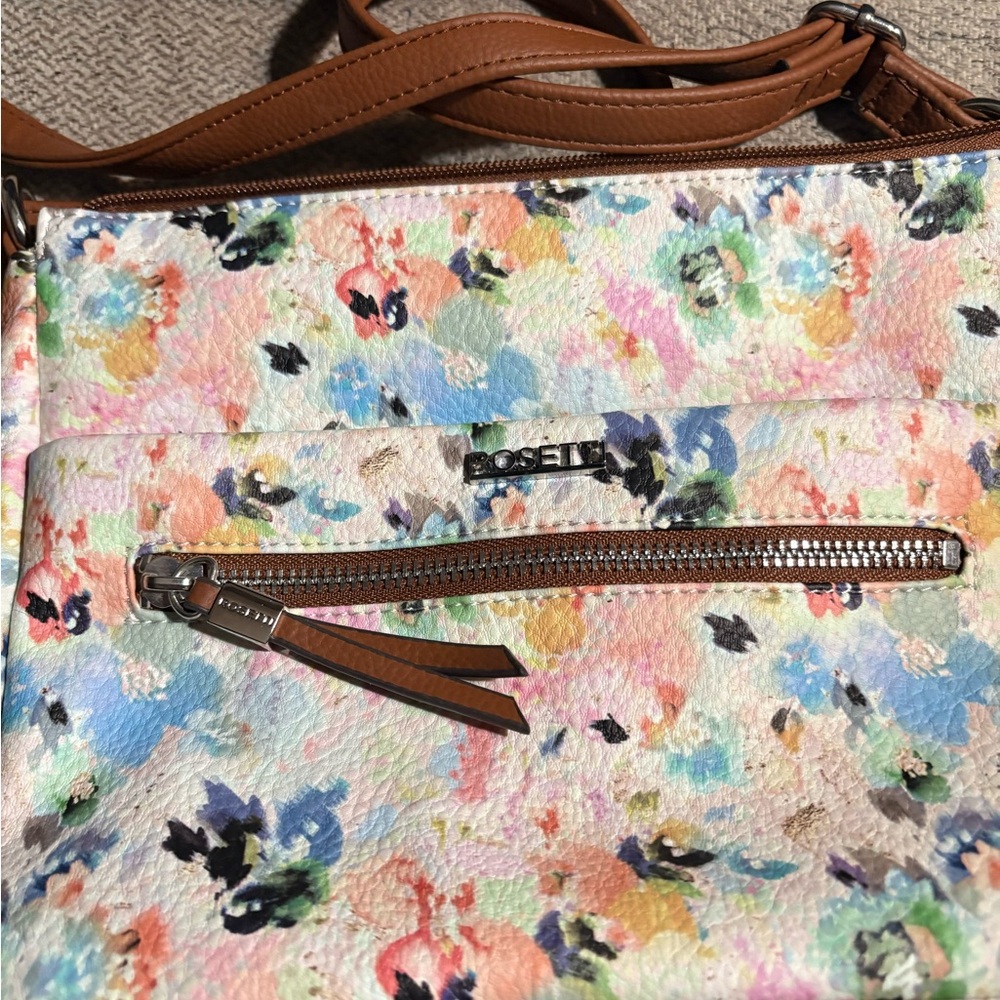 Rosetti Pastel Floral Oakley Mini Crossbody Bag